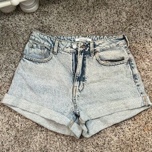 pacsun denim mom short